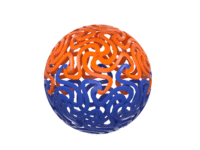 Waboba Brain Ball Orange Blue
