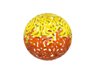Waboba Brain Ball Orange Yellow